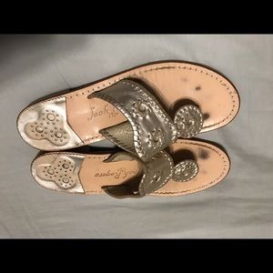 Platinum Jack Rogers Sandals